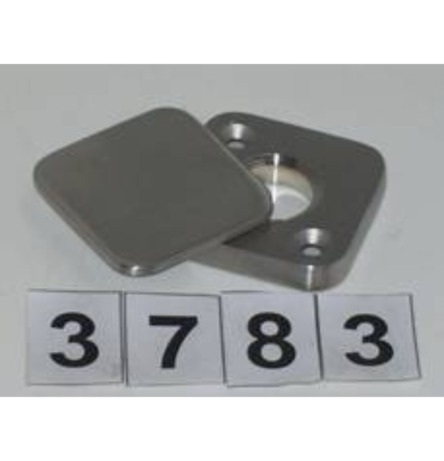 5x Rozet without logo blanc (3783)